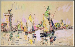 Segelbåtar på Les Sables-d